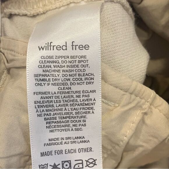 Aritzia Wilfred Free Woven Wide Leg Cargo Pants Size 0 - Picture 6 of 9
